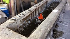 Reparatur Brunnenbecken