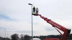 Einsatz Hubsteiger Repeater wechseln